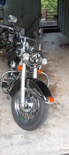 Click to view full screen Harley-Davidson | Heritage/Fat Boy Windshield 1977-1993 | Fits HD Non Detachable photo review