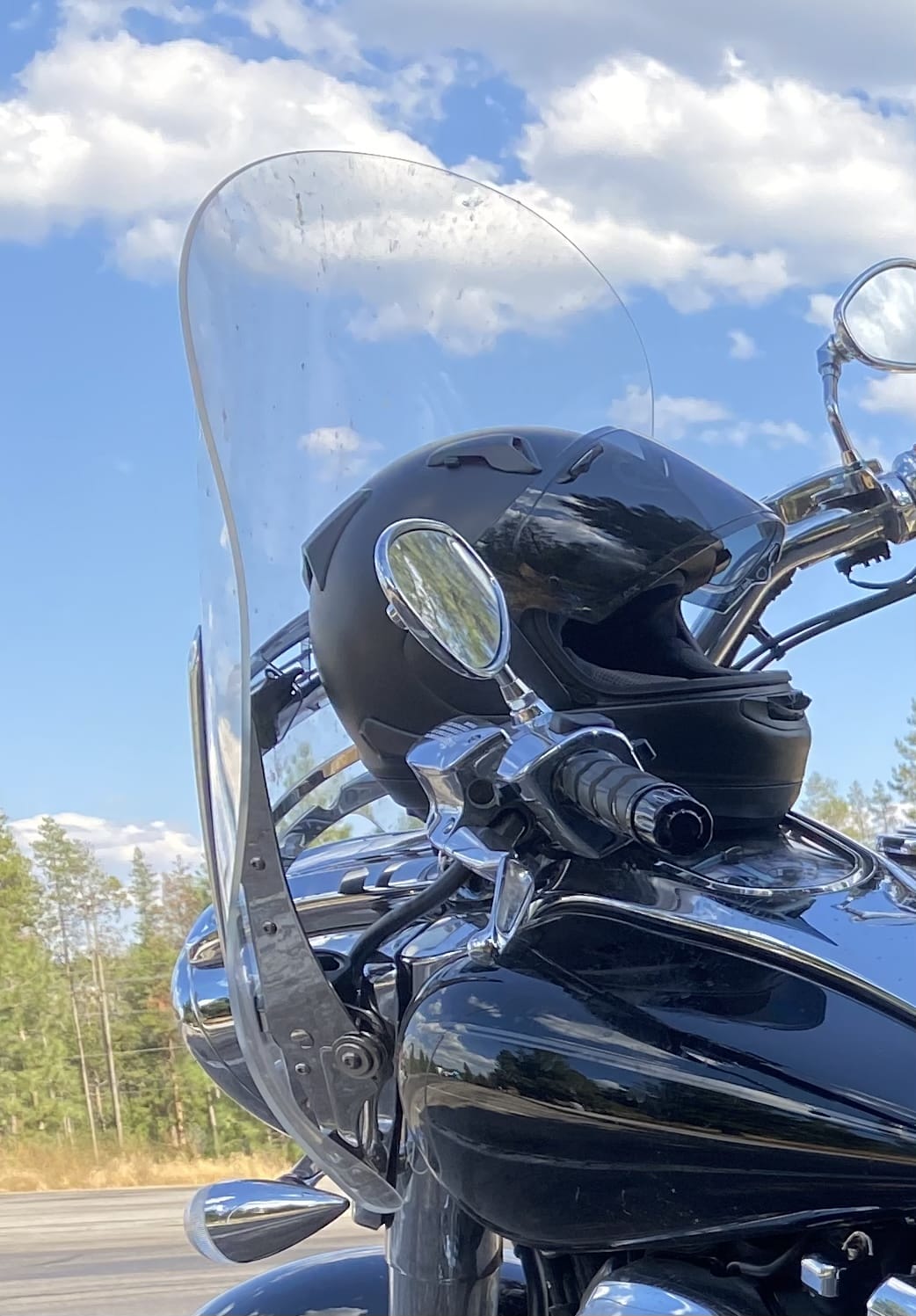 2002 yamaha v star 650 windshield