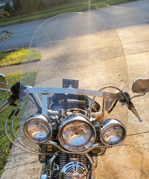 Harley Davidson Heritage Springer King Size Screen stock light gray tint