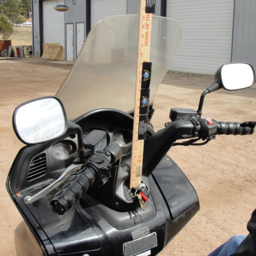 Honda Silverwing Windshield Measuring