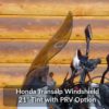 Honda Transalp Windshield Bronze