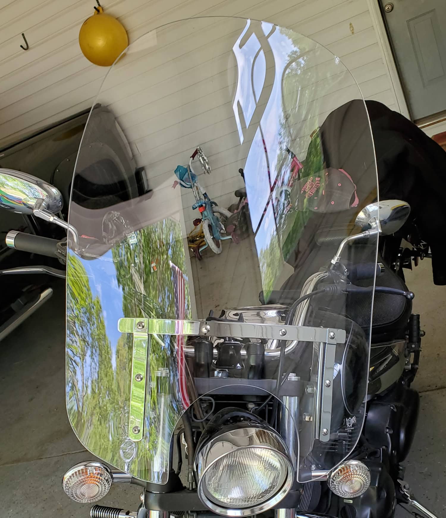 2007 yamaha v star 1100 windshield