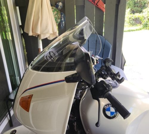 Click to view full screen BMW R100RS | Windshield Replacement | Aftermarket Windscreen photo review