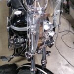 Harley Davidson Compact Windshield  fits Quick Detach and Quick Release Framework and brackets
