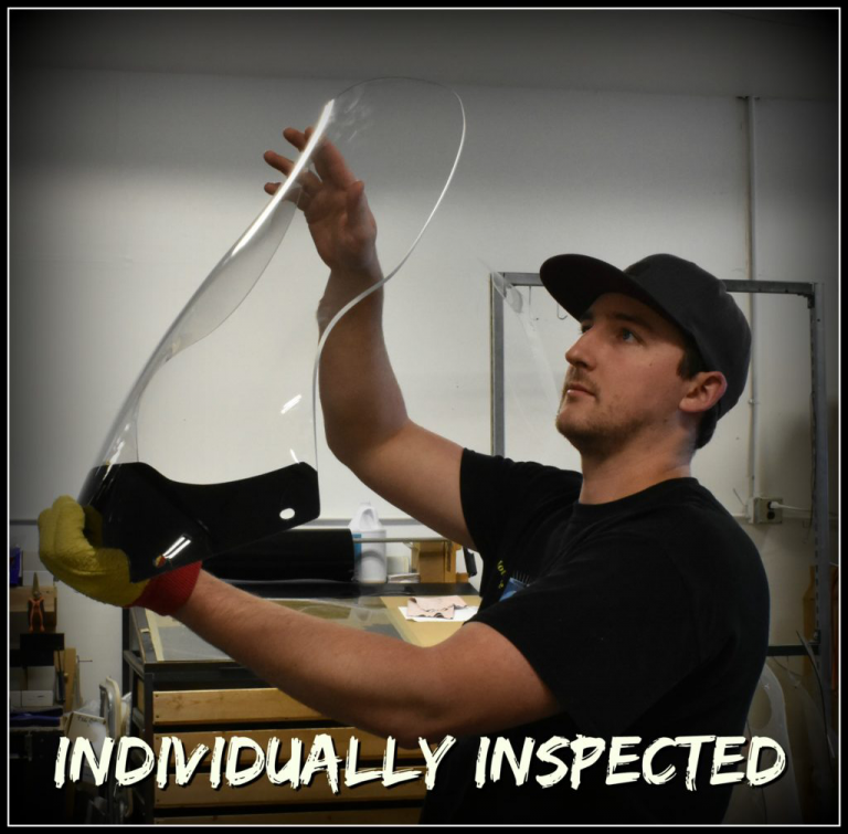 Clearview Shields are hand inspected