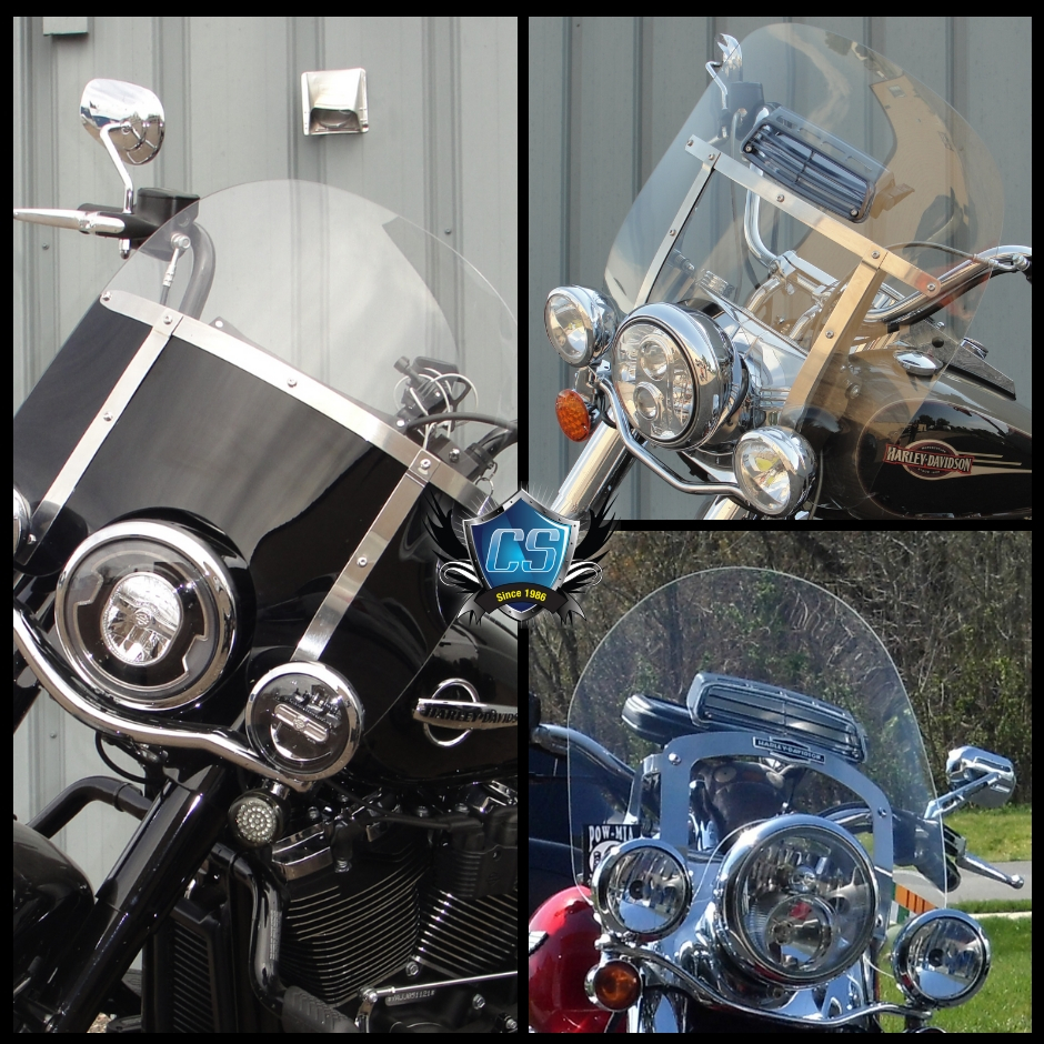 HarleyDavidsonSoftailWindshields1 Clearview Shields