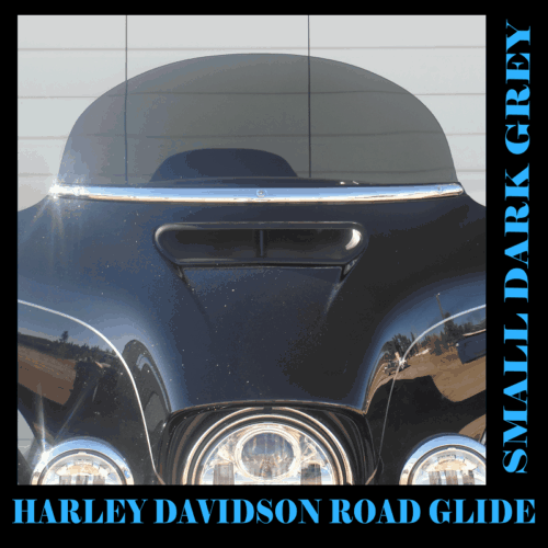 thumbnail image 2 of 12 Inch Light Tint Windshield For Harley Davidson Street Glide / Ultra / Tri Glide 2014-2023 | Sled Shields 2 of 6