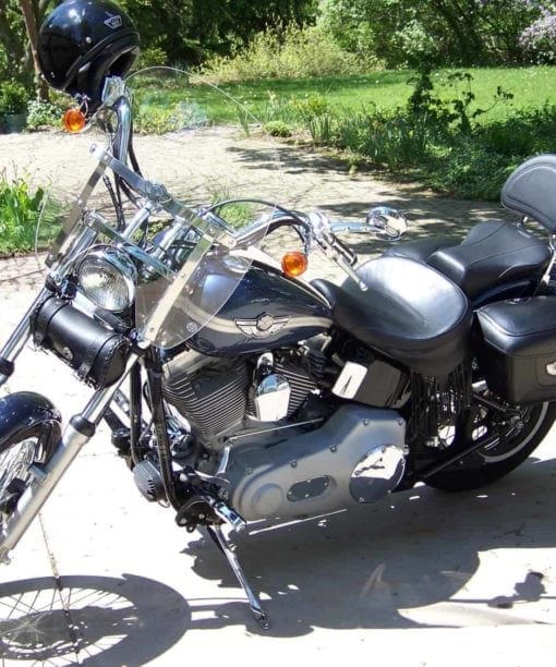 Harley Davidson Dyna Wide Glide / Softail Custom fits HD Detachable Compact Brackets