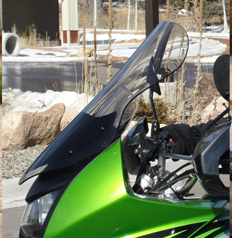 What to Expect From a Clearview Windshield 3 Kawasaki KLR 650 windshield
