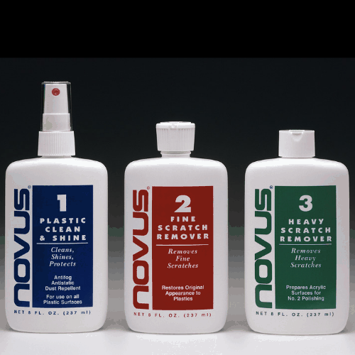 Novus Plastic Polish #1 Clean and Shine, Polishers