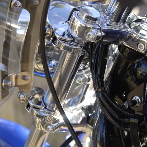Harley Davidson Dyna Wide Glide 1993- 2005 / Softail FXST, FXSTC, FXSTB fits Quick Release Brackets Through 2010