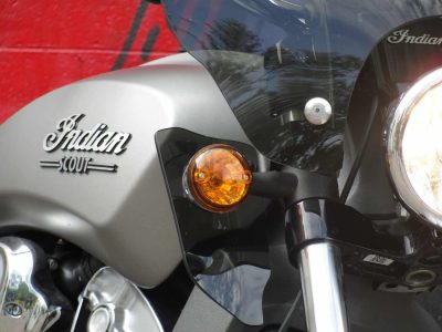 Cool Weather Riding, Cruiser Style with a Clearview Shield 10 Indian Scout Fork Lowers fitting Scout | Scout Sixty Models