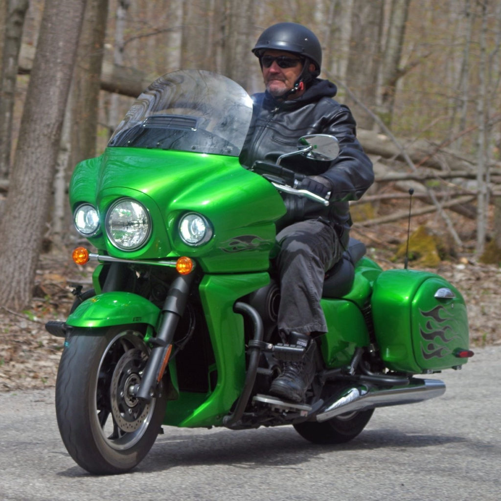 Building the perfect Touring Windshield 8 Kawasaki Vaquero Windshield