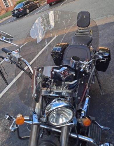 Click to view full screen Vulcan 900 LT Windshield | Replacement Windscreen photo review