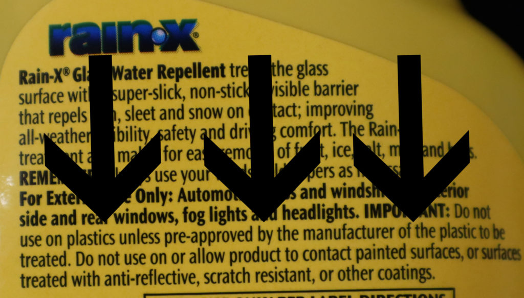 Let It Rain. Conditioning your Clearview Shield with Rain-X 8 IMG 0667