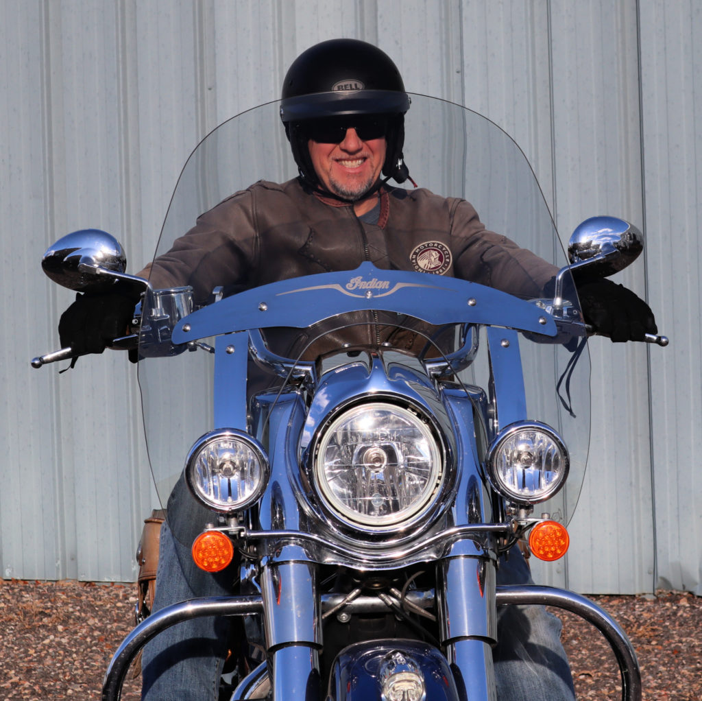 Cool Weather Riding, Cruiser Style with a Clearview Shield 2 The Best Touring Motorcycle Windshield