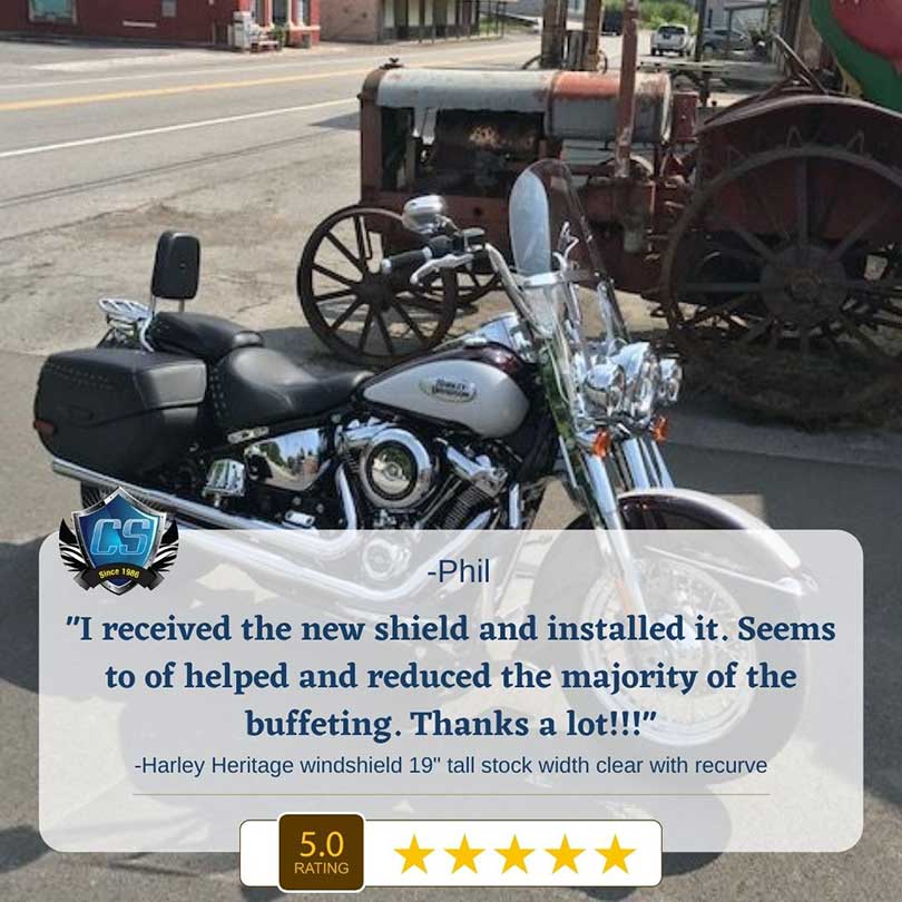 Harley-Davidson | Heritage Softail 1999-2017 | Detachable King Size Brackets 16 Heritage Softail windshield review