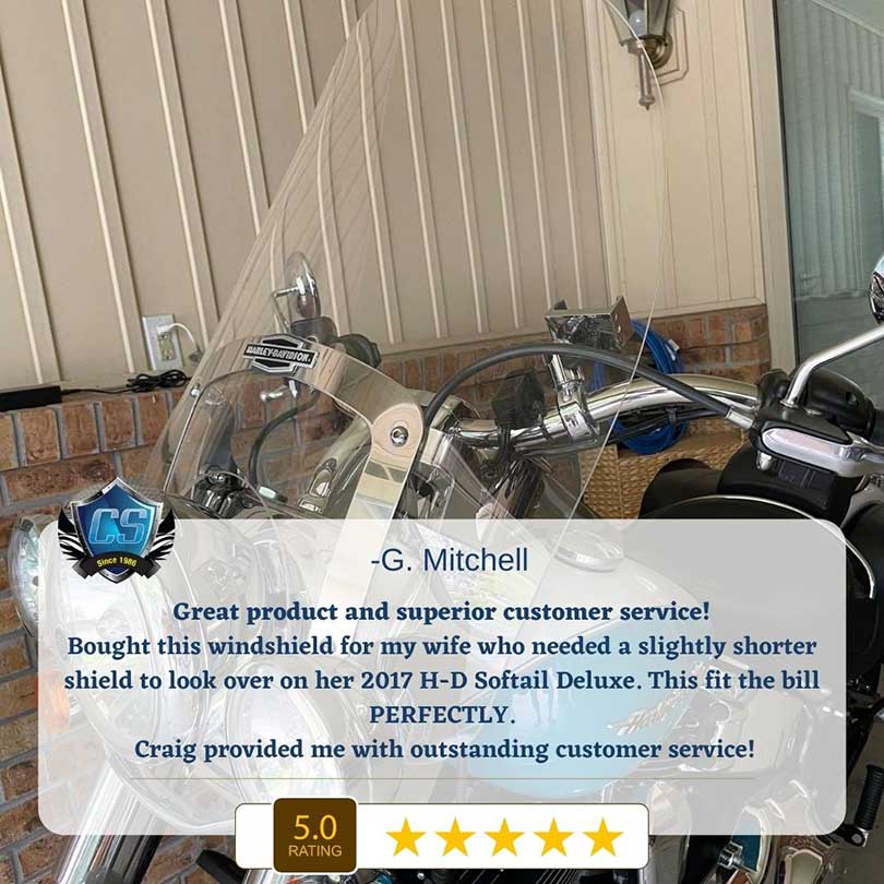 Softail Deluxe/Heritage/Fat Boy Windshield review
