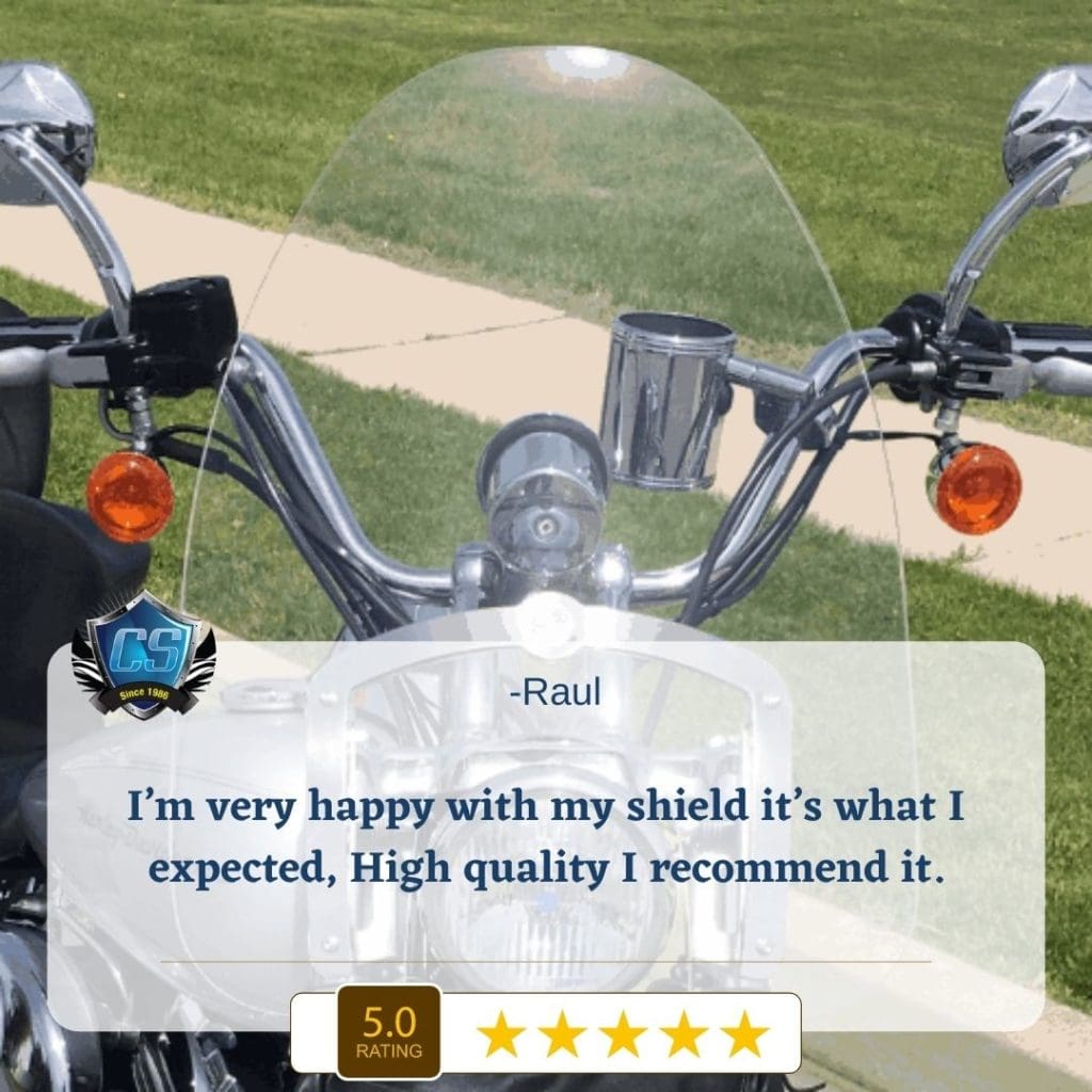 deuce motorcycle windshield review