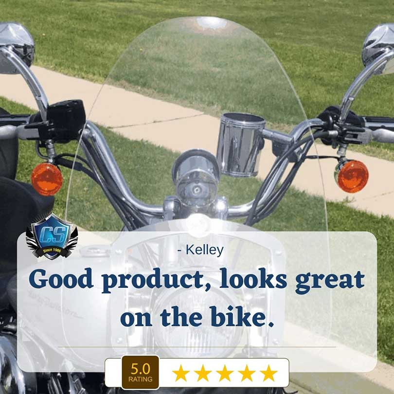 Harley Davidson Deuce Replacement Windshield fits HD Quick Release Brackets 3 deuce windshield review