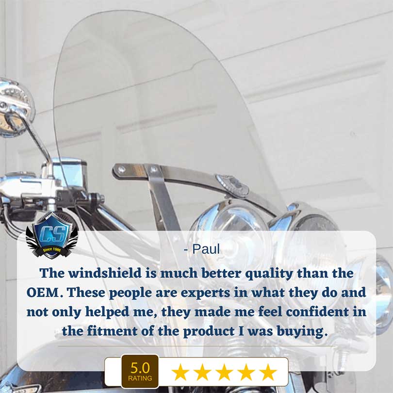 Harley-Davidson Springer Windshield | Fits HD Detachable Compact Brackets 5 springer windshield review