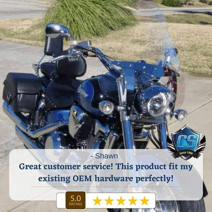 vtx 1800 1300 T windshield review