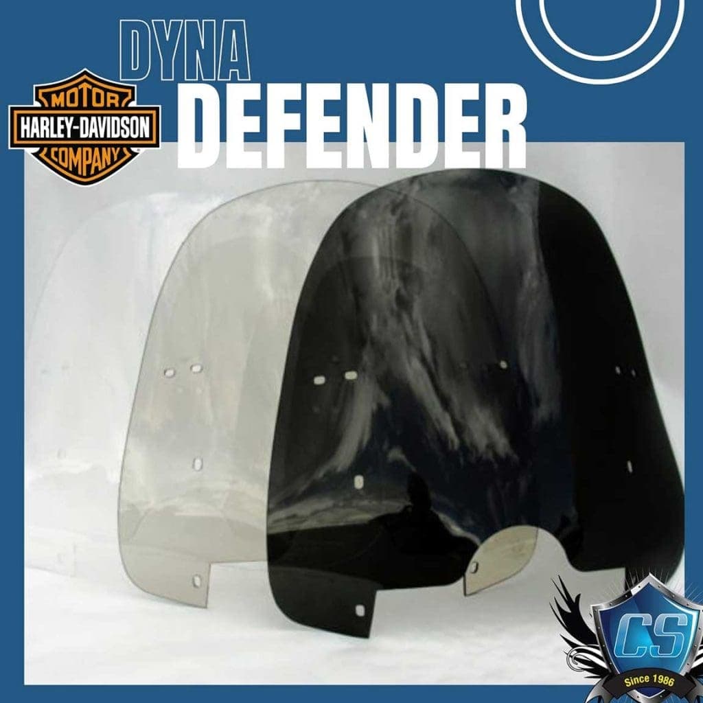 new dyna defender motorcycle windshield