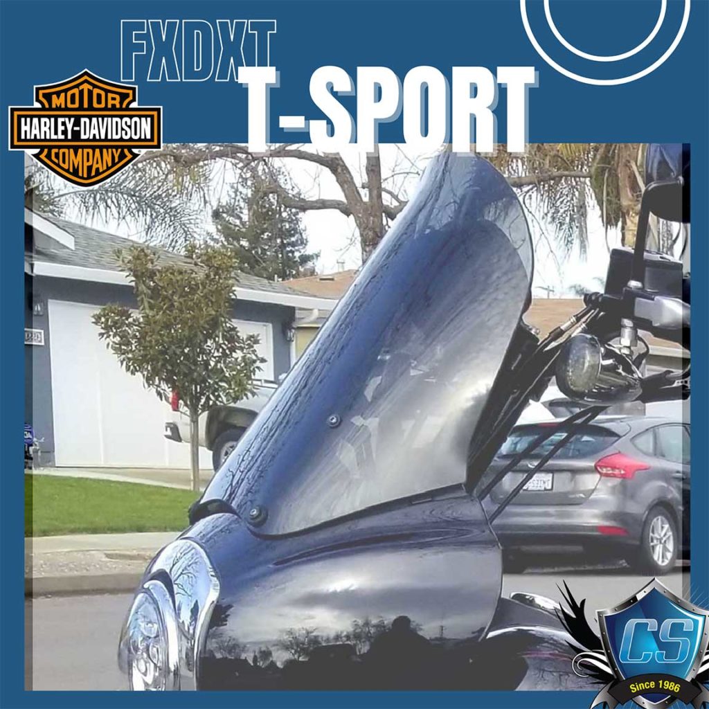 Harley-Davidson FXDXT T-Sport Windshield 3 t-sport windshield