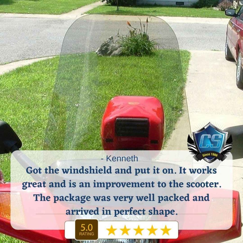 Honda CH80 Replacement Windshields 4 honda ch80 windshield review