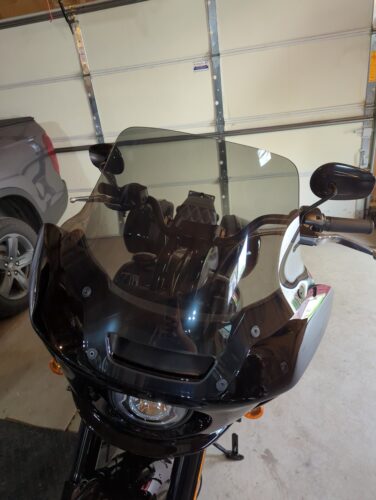 Click to view full screen Harley-Davidson® FXLRST Low Rider ST Windshield photo review
