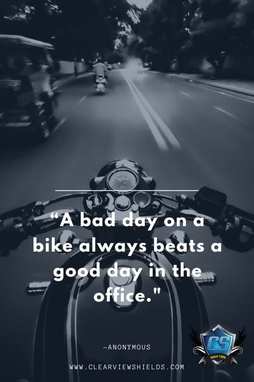 A bad day on a bike always beats a good day in the office
