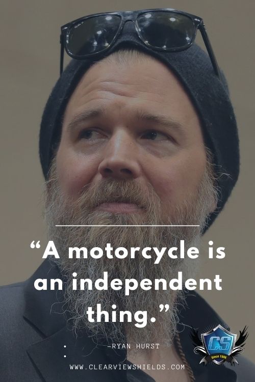 A motorcycle is an independent thing