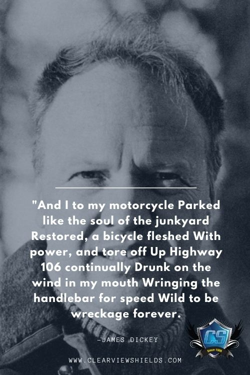 Over 50 Motorcycle Riding Quotes Bikers Quotes | Motorcycle Biker Sayings 3 And I to my motorcycle Parked like the soul of the junkyard Restored a bicycle fleshed With power and tore off Up Highway 106 continually Drunk on the wind in my mouth