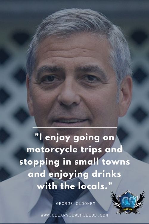 I enjoy going on motorcycle trips and stopping in small towns and enjoying drinks with the locals.