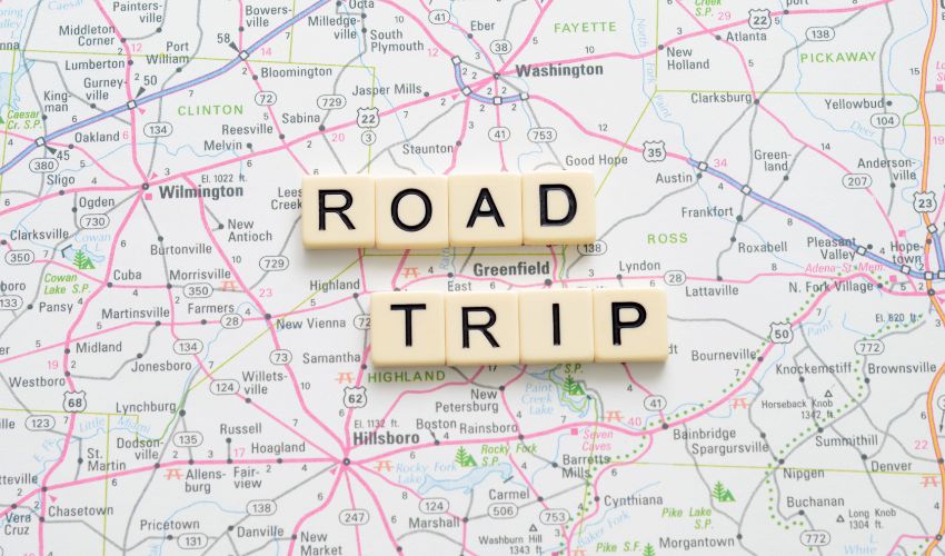 motorcycle road trip map