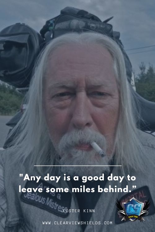 Over 100 Motorcycle Biker Quotes | Riding Quotes | Biker Sayings 7 Any day is a good day to leave some miles behind