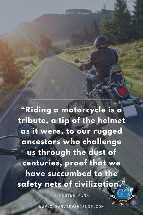 Over 100 Motorcycle Biker Quotes | Riding Quotes | Biker Sayings 30 Riding a motorcycle is a tribute a tip of the helmet as it were to our rugged ancestors who challenge us through the dust of centuries proof that we have succumbed to the safety nets of