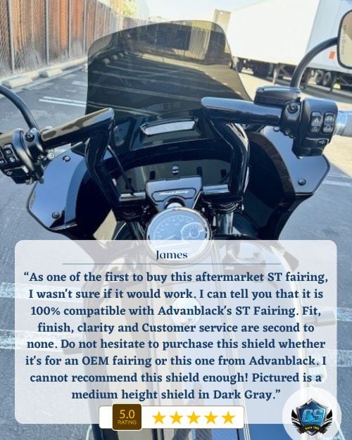Best Motorcycle Windshields 3 As one of the first to buy this aftermarket ST fairing I wasnt sure if it would work. I can tell you that it is 100 compatible with Advanblacks ST Fairing Fit finish clarity and Customer ser