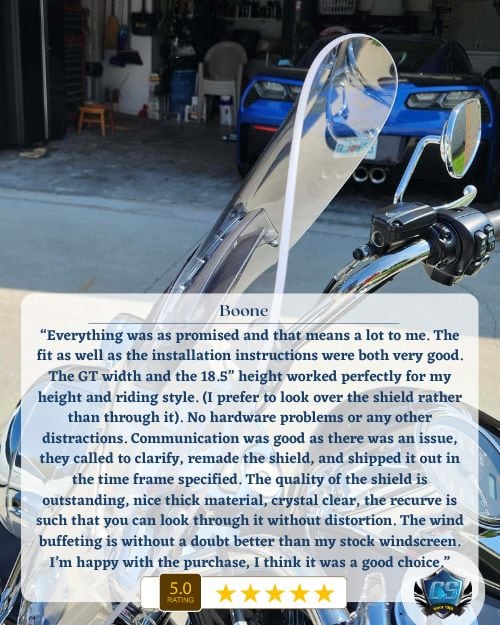 Best Motorcycle Windshields 1 Everything was as promised and that means a lot to me. The fit as well as the installation instructions were both very good