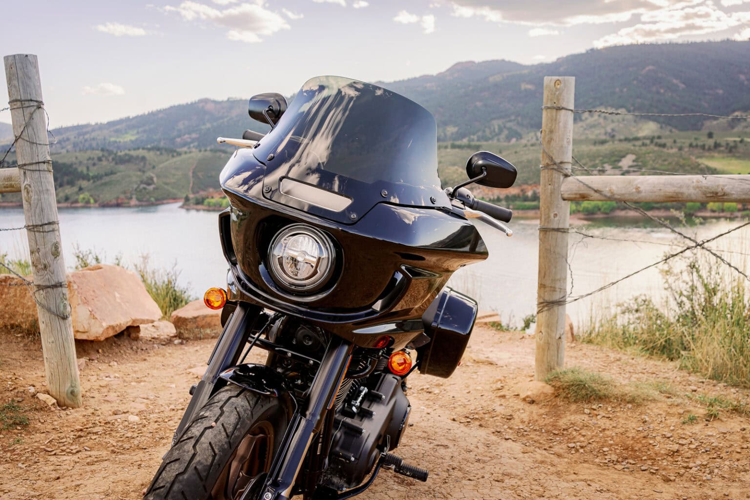 Low Rider Windscreen Harley-Davidson® FXLRST Low Rider ST Windshield | Clearview Shields