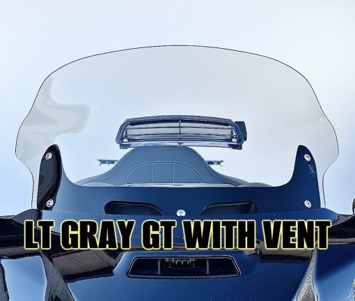 INDIAN ROADMASTER WINDSHIELD LT GRAY WITH VENT